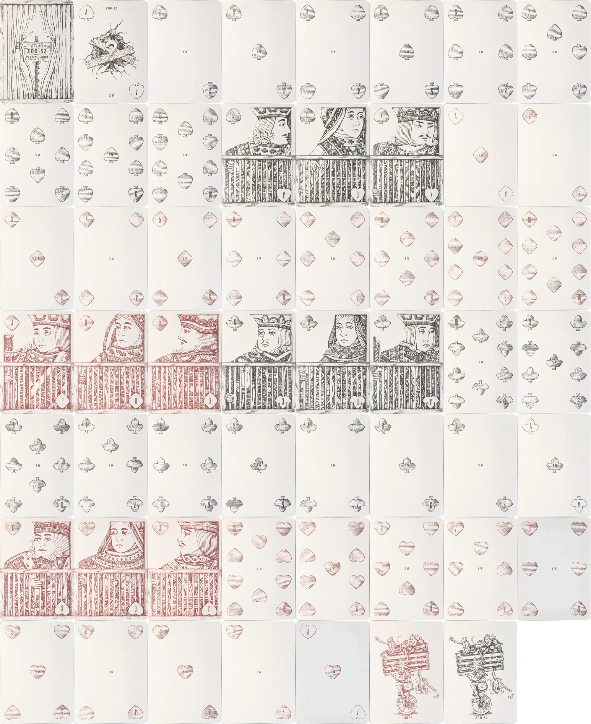 Zoo 52 (Line Art Collection) Face