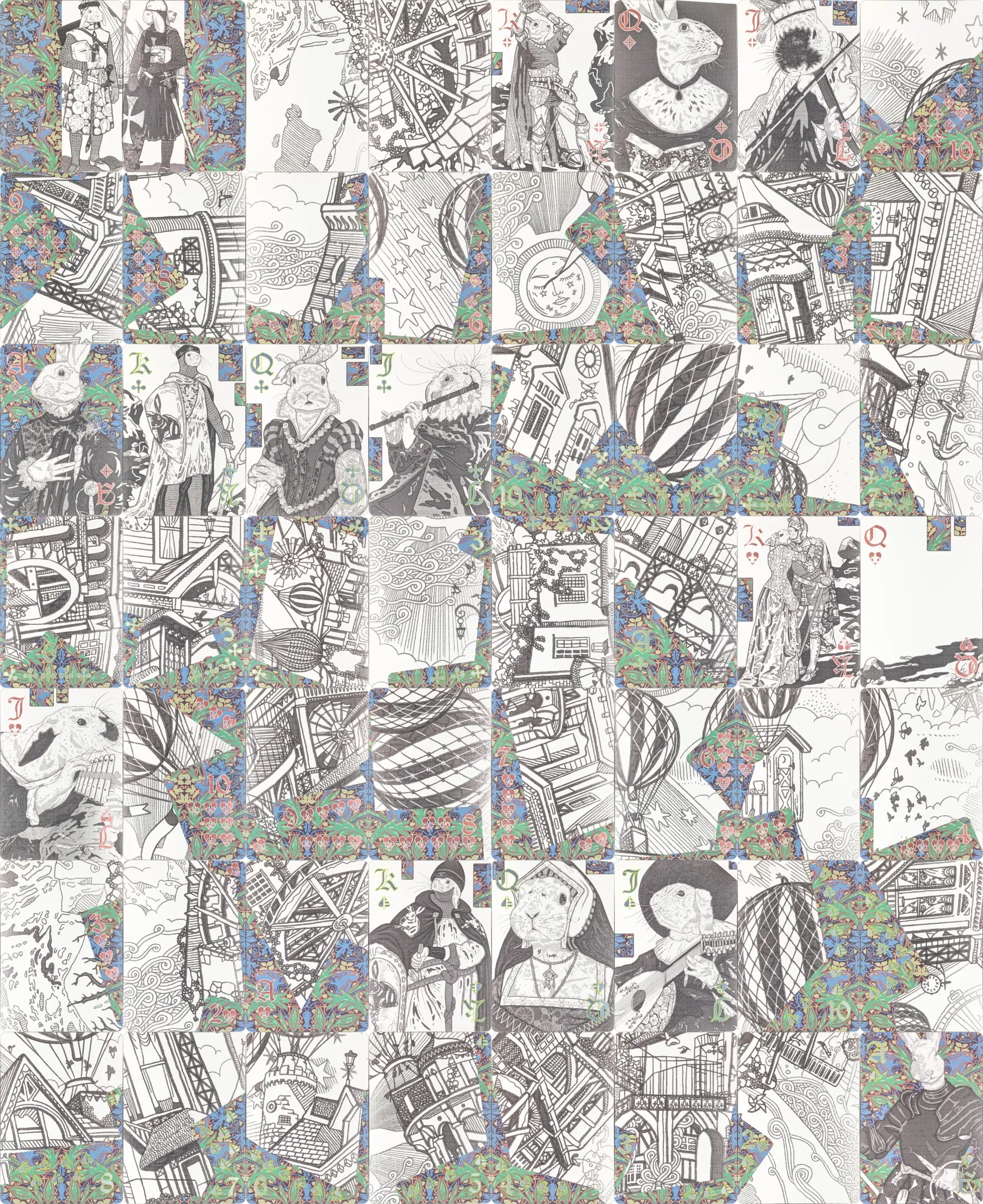 The Castle in the Sky 天空の城 (Coney Rabbit - Silver Lining) Face