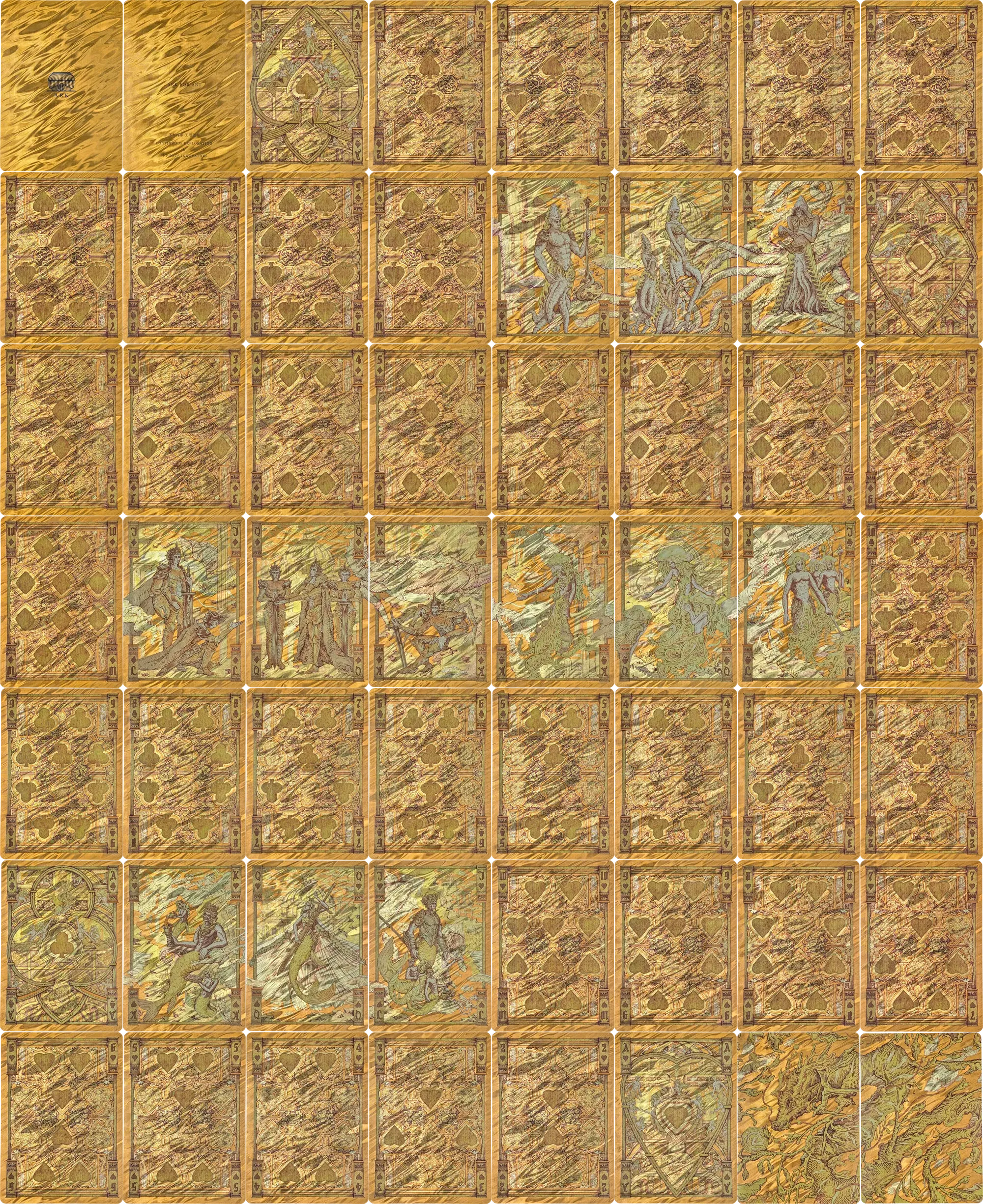 Atlantis (Gold Wave) Face
